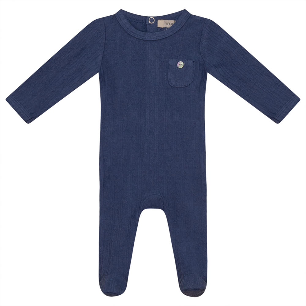 Onesie With Chest Pocket Indigo