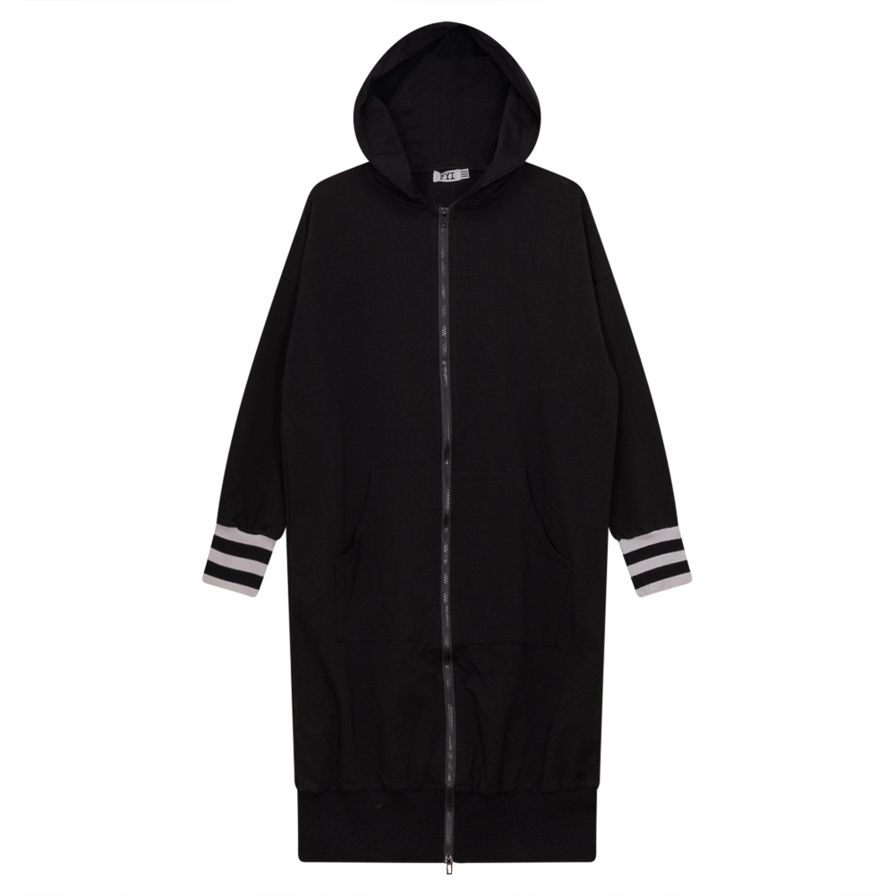 Cotton Terry Dress Black