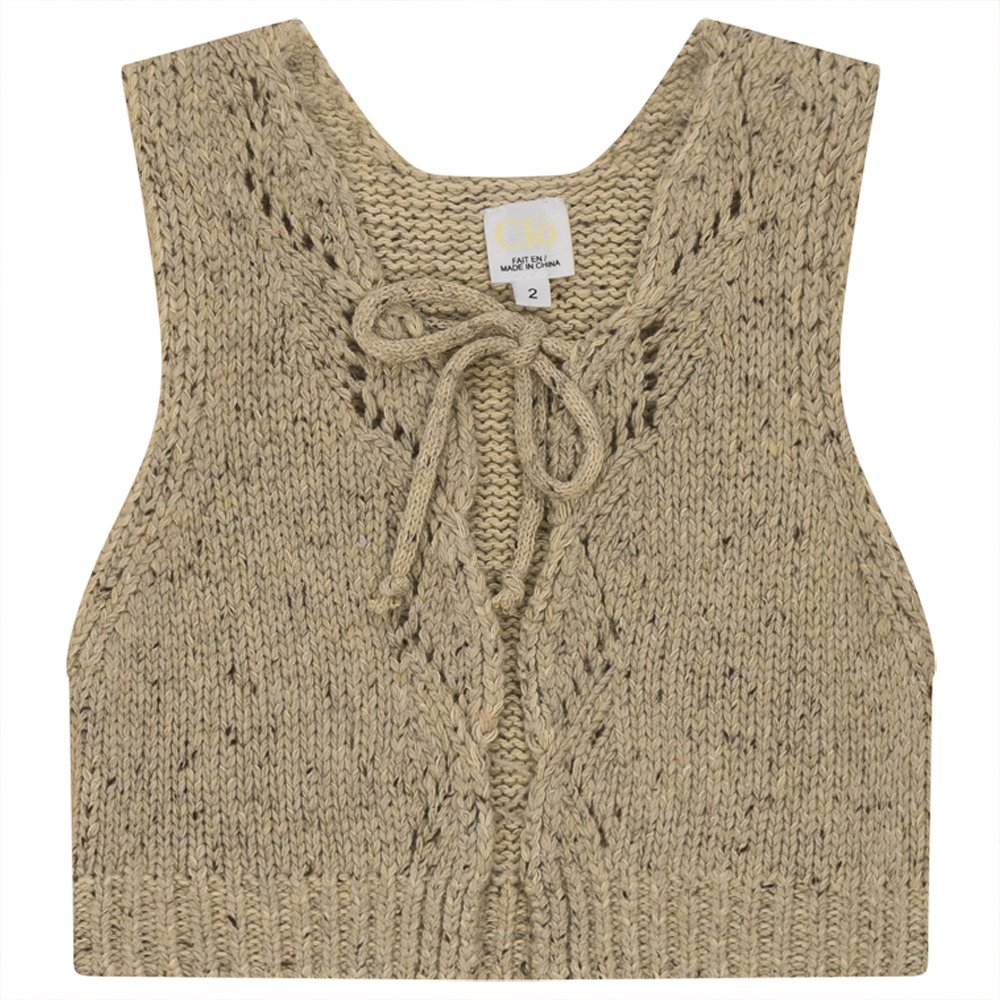 Knit Vest Sandstorm Mix
