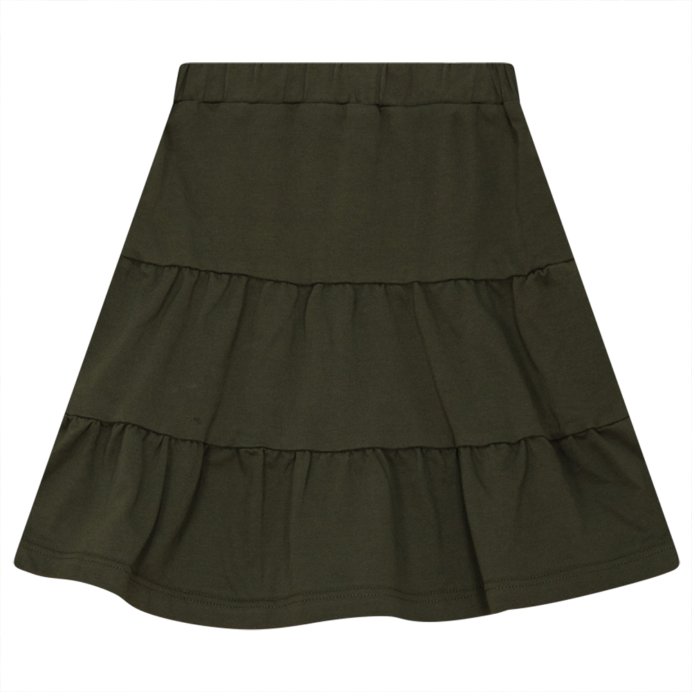 Tiered Skirt Olive