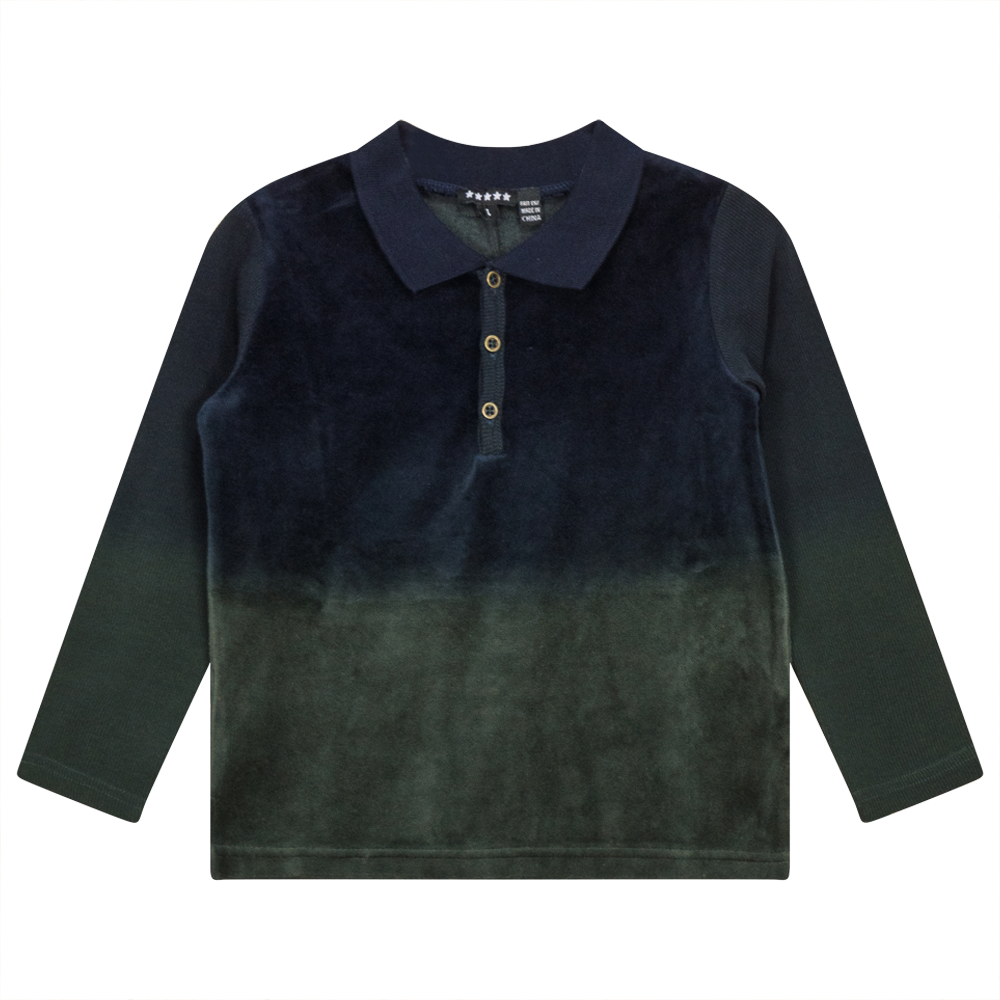 Dip Dye Polo Olive Midnight