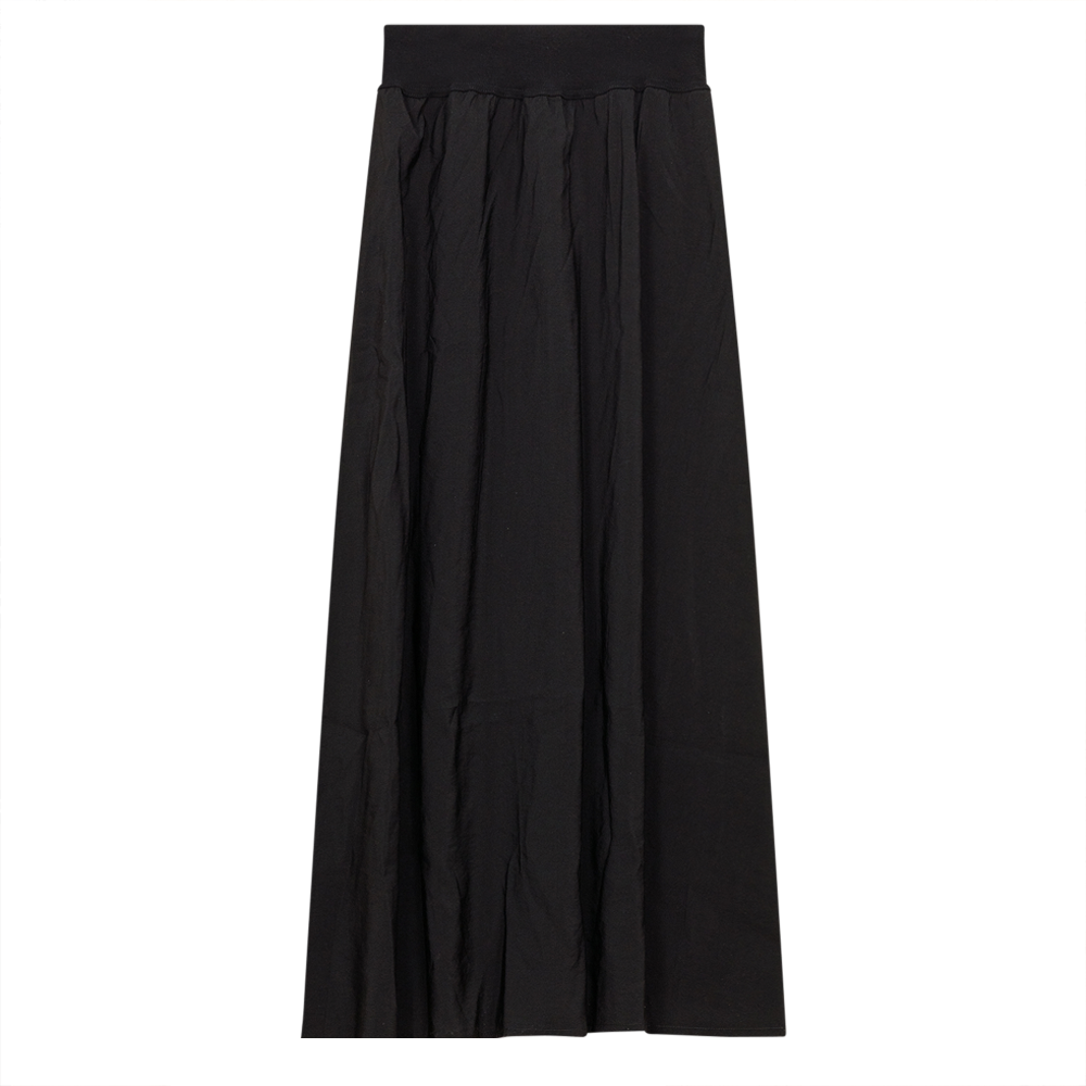 Faux Suede Skirt Black