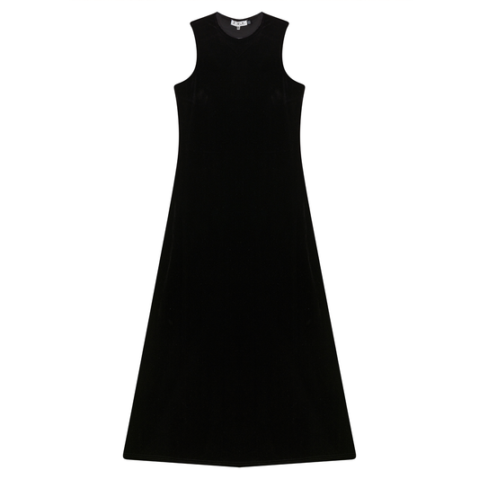 Slinky Velour Maxi Jumper Black