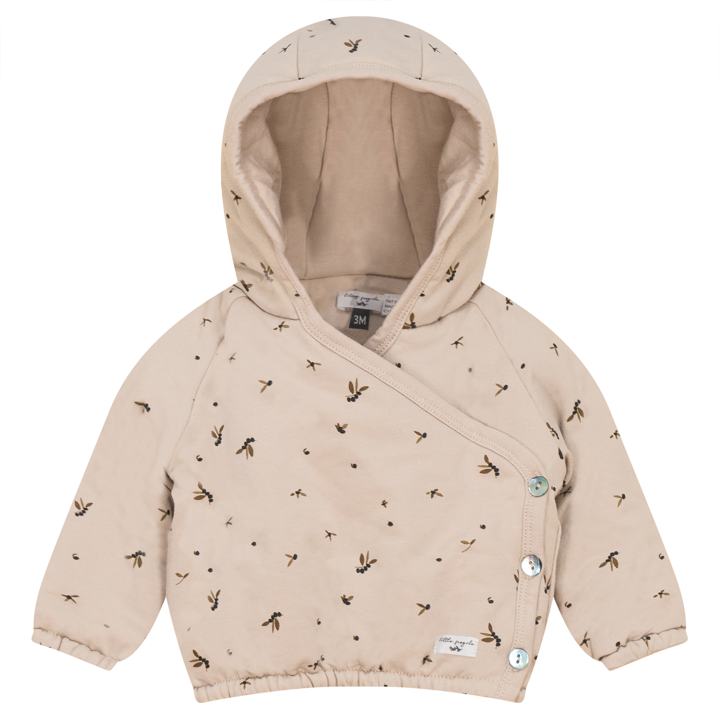 Leaf Print Jacket Biscuit