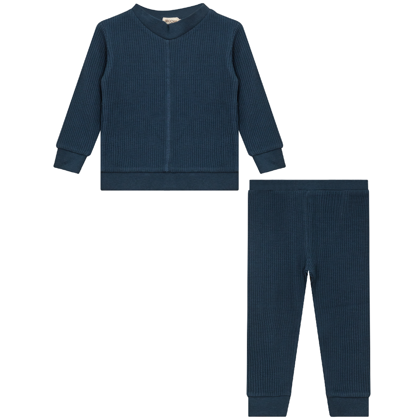 Stretch Waffle 2Pc Set Teal