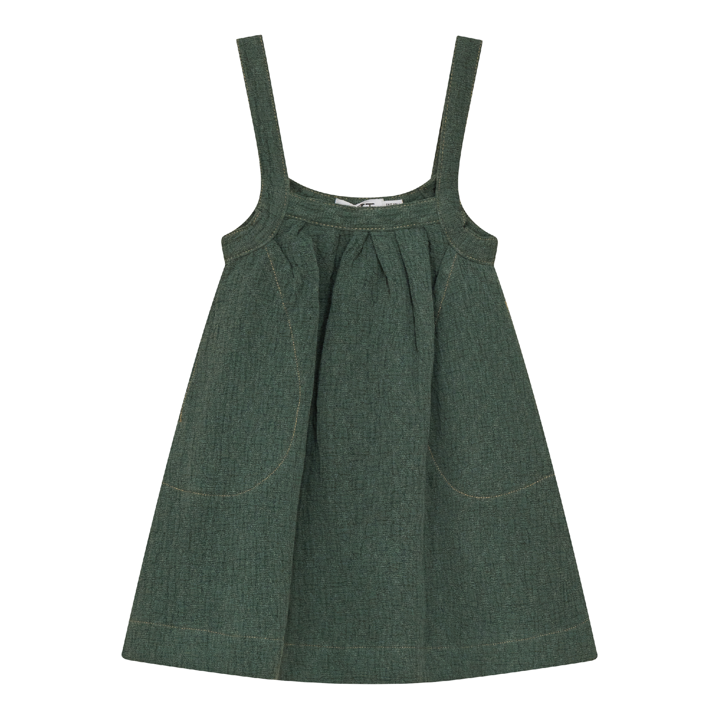 Woven Jacquard Jumper Green
