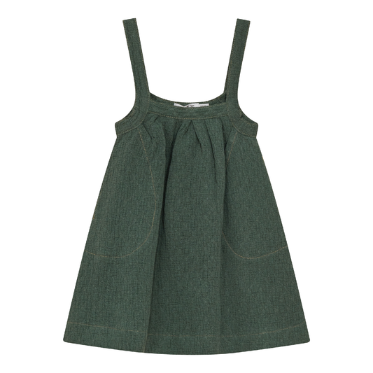 Woven Jacquard Jumper Green