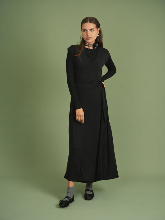 Woven Wrap Dress