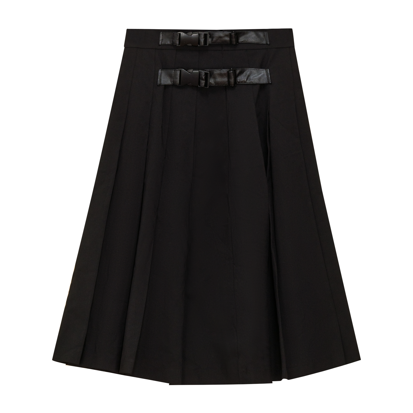 Pleated Skirt with Belt