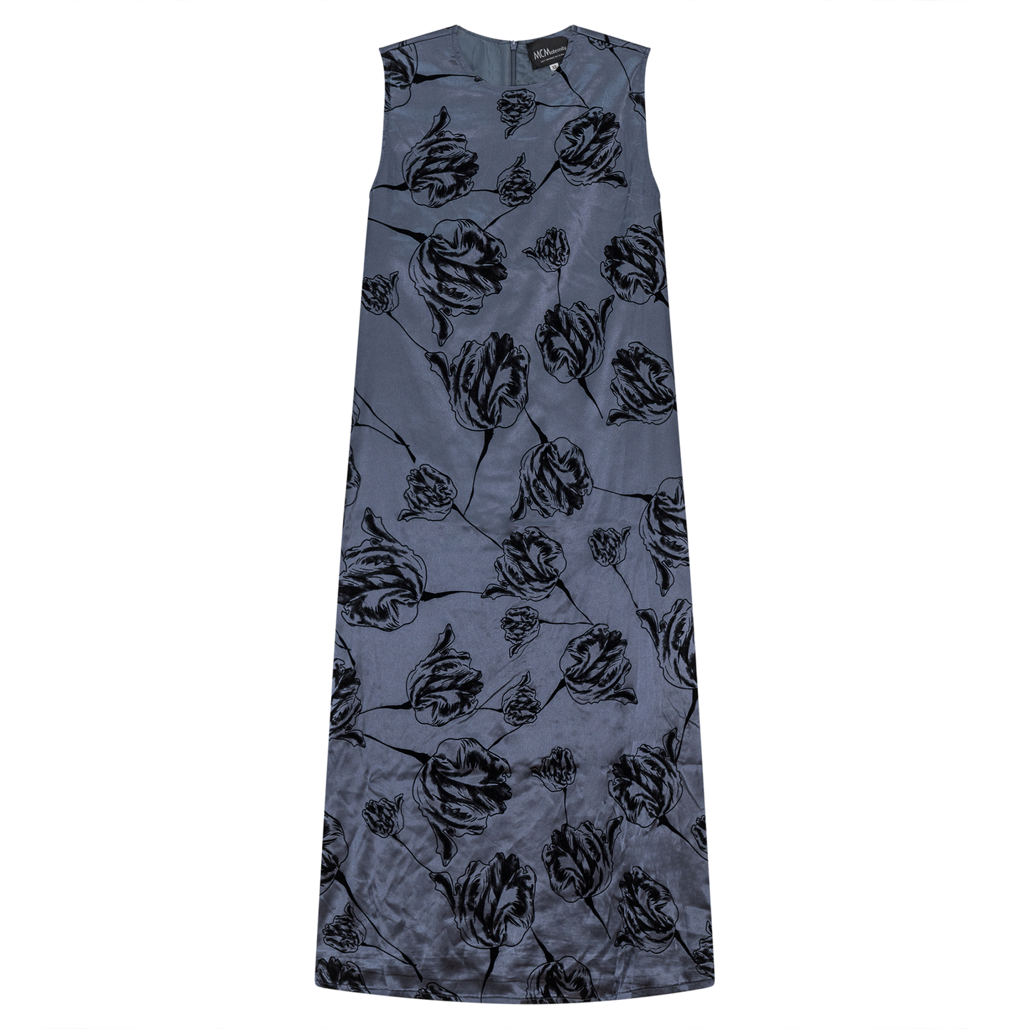 Maternity Velvet Flocked Midi Jumper