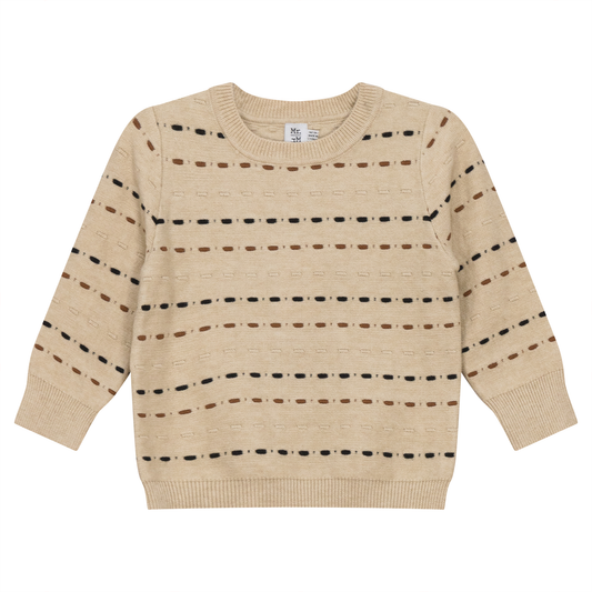 Knitted Sweater Dark Almond Black