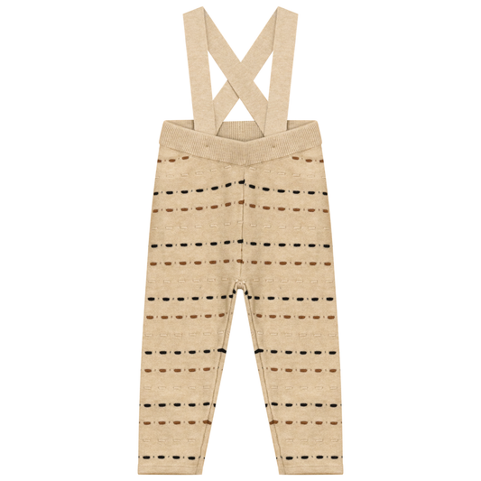 Knitted Overall Dark Almond Black