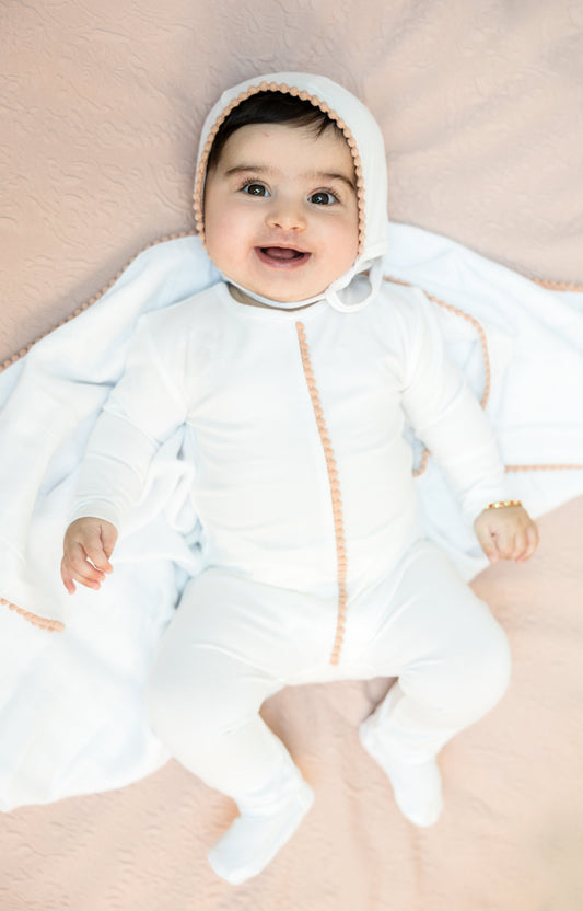 Pom Pom Trim Swaddle