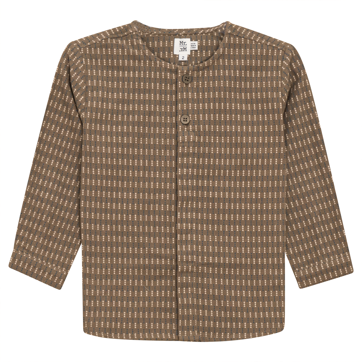 Woven Button Down Shirt Cocoa