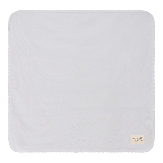 Crinkled Jersey Blanket White One Size