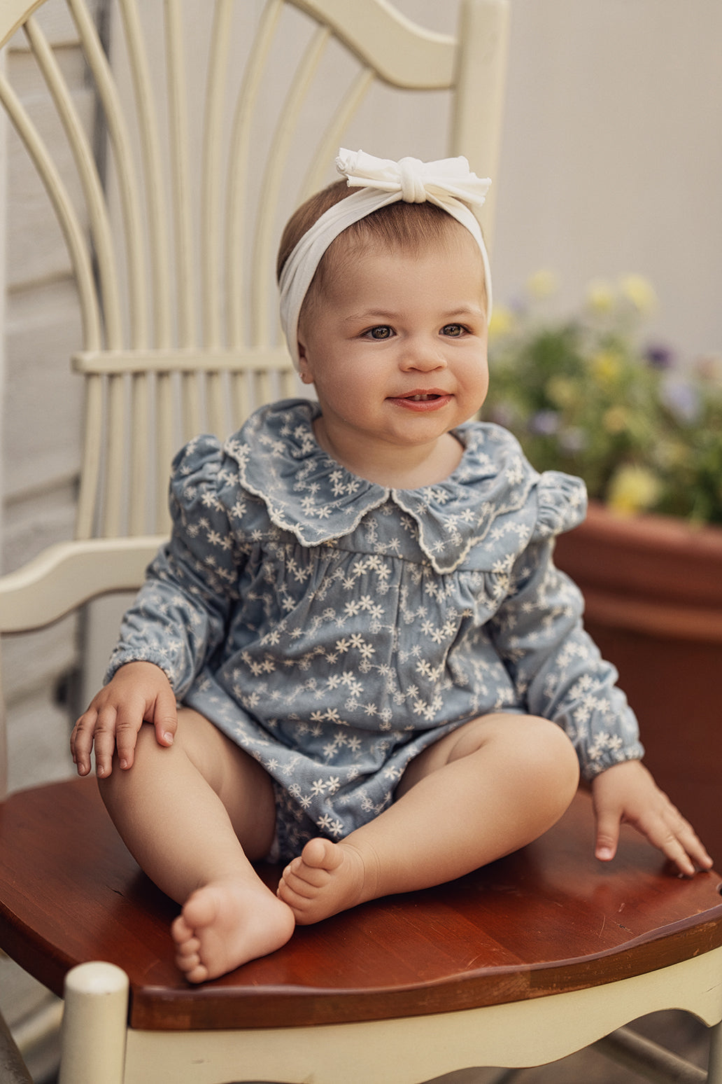 Embroidered Velvet Bubble