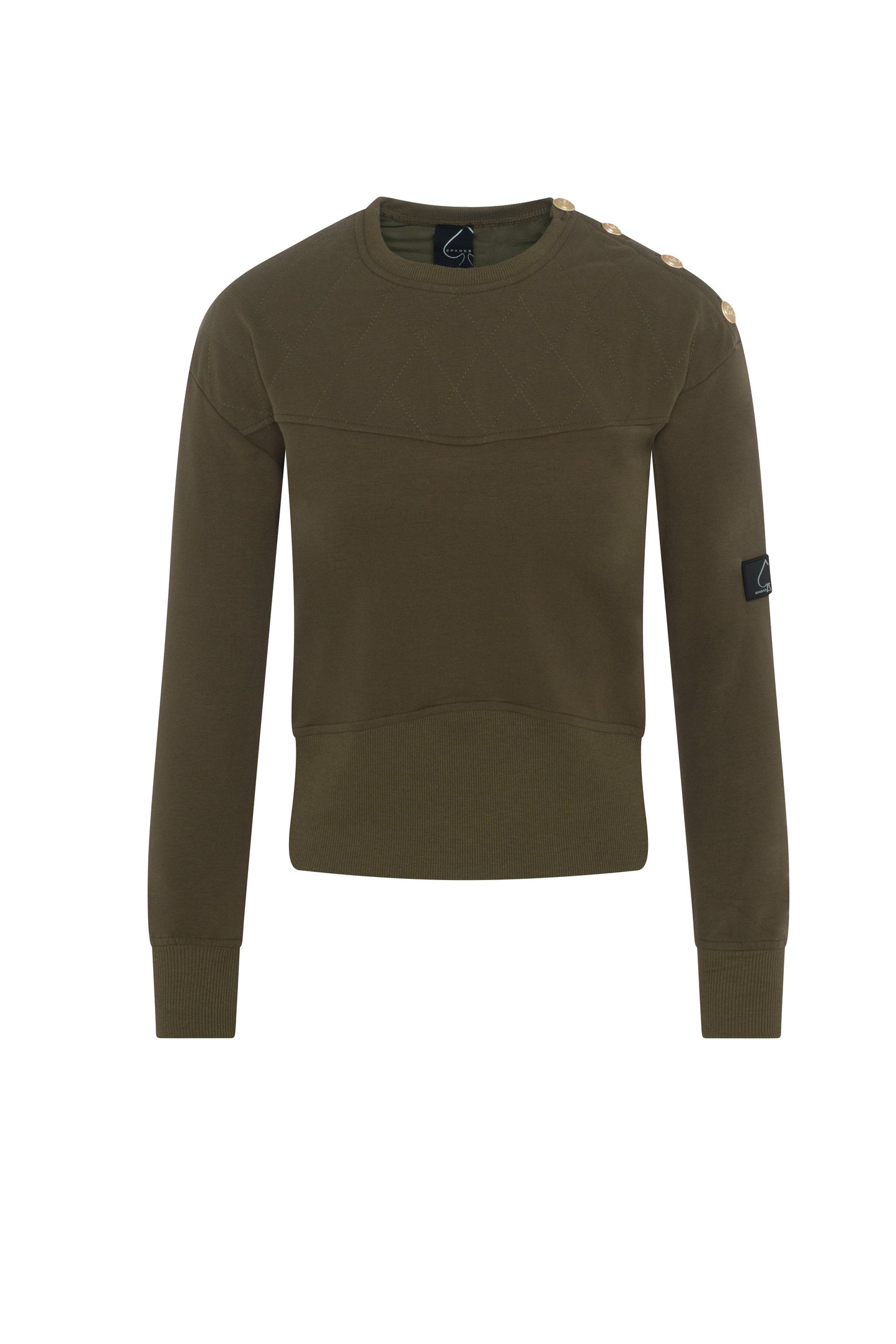 Sweatshirt Rib Combo Dark Olive