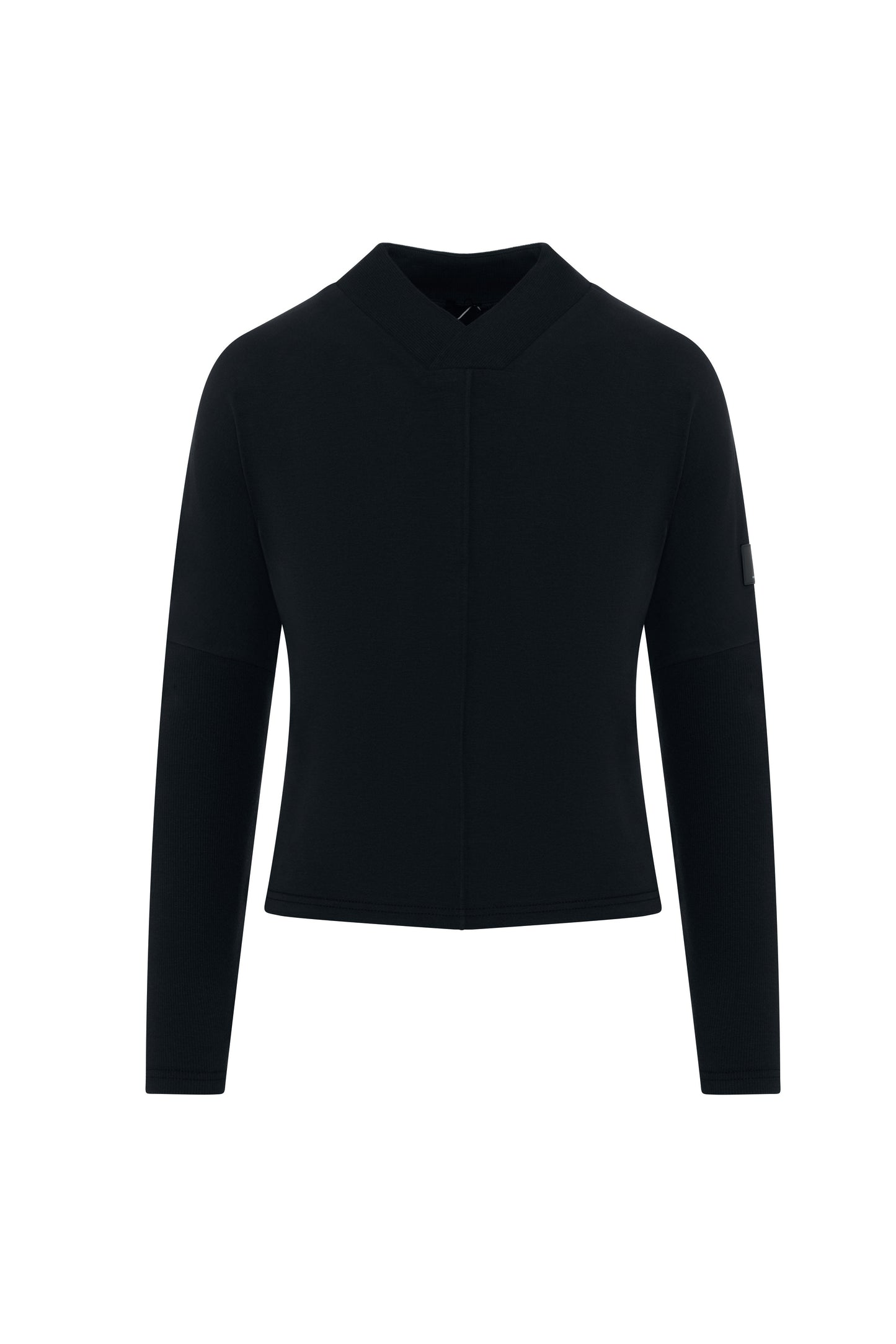 Sweatshirt Rib Combo Black