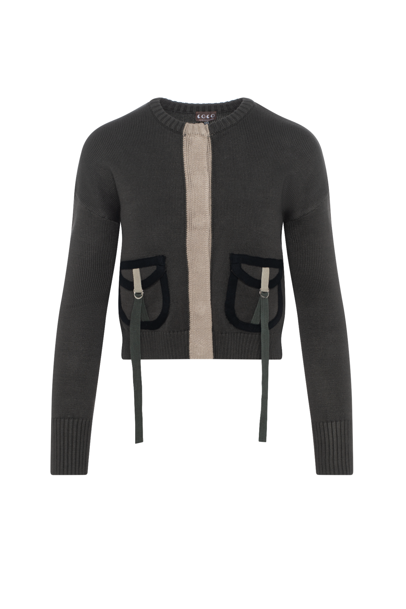 Pocket Sweater Dark Olive