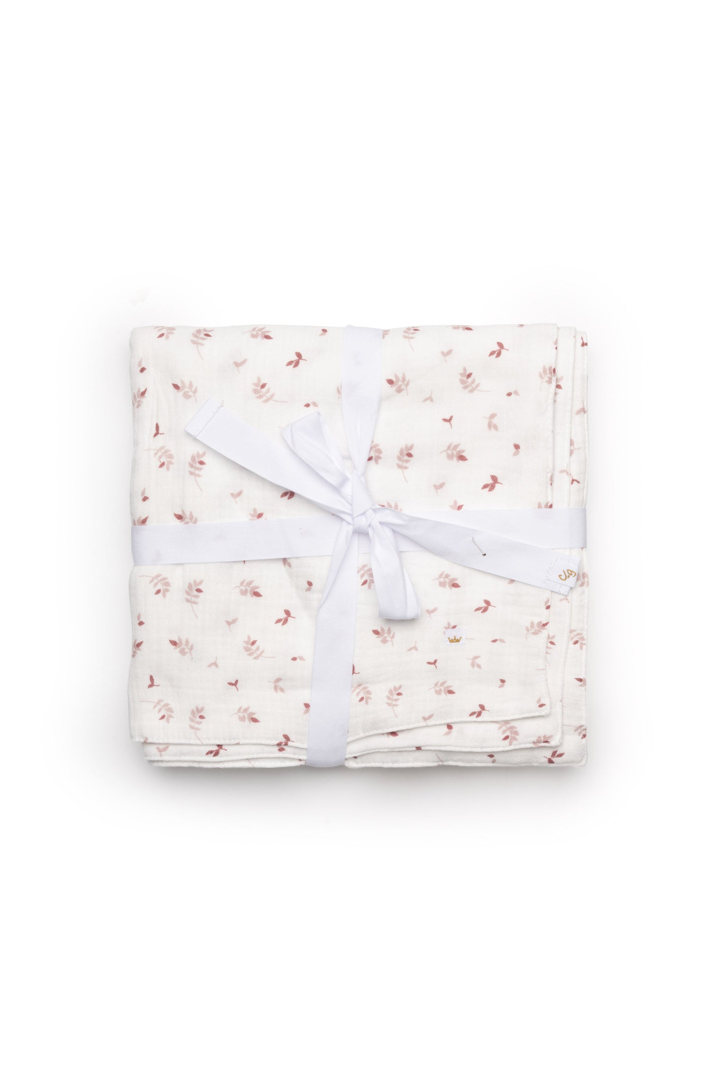 Leaves Print Gauze Muslin Blanket