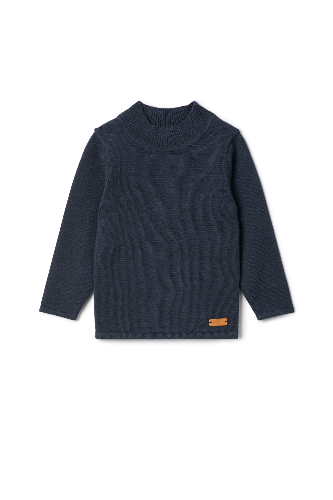 Mock Neck Knit Top Ink