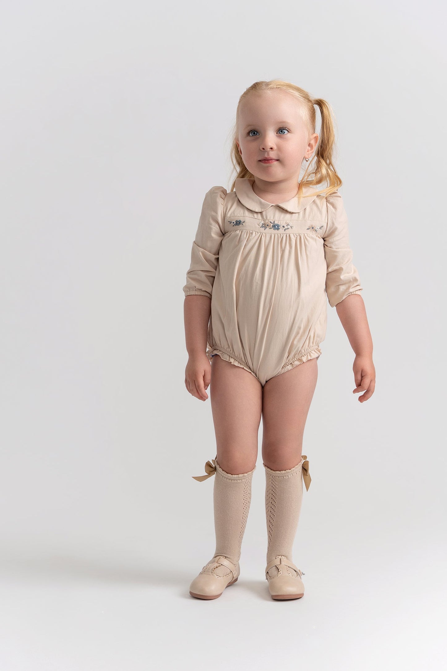 Floral Embroidered Bubble