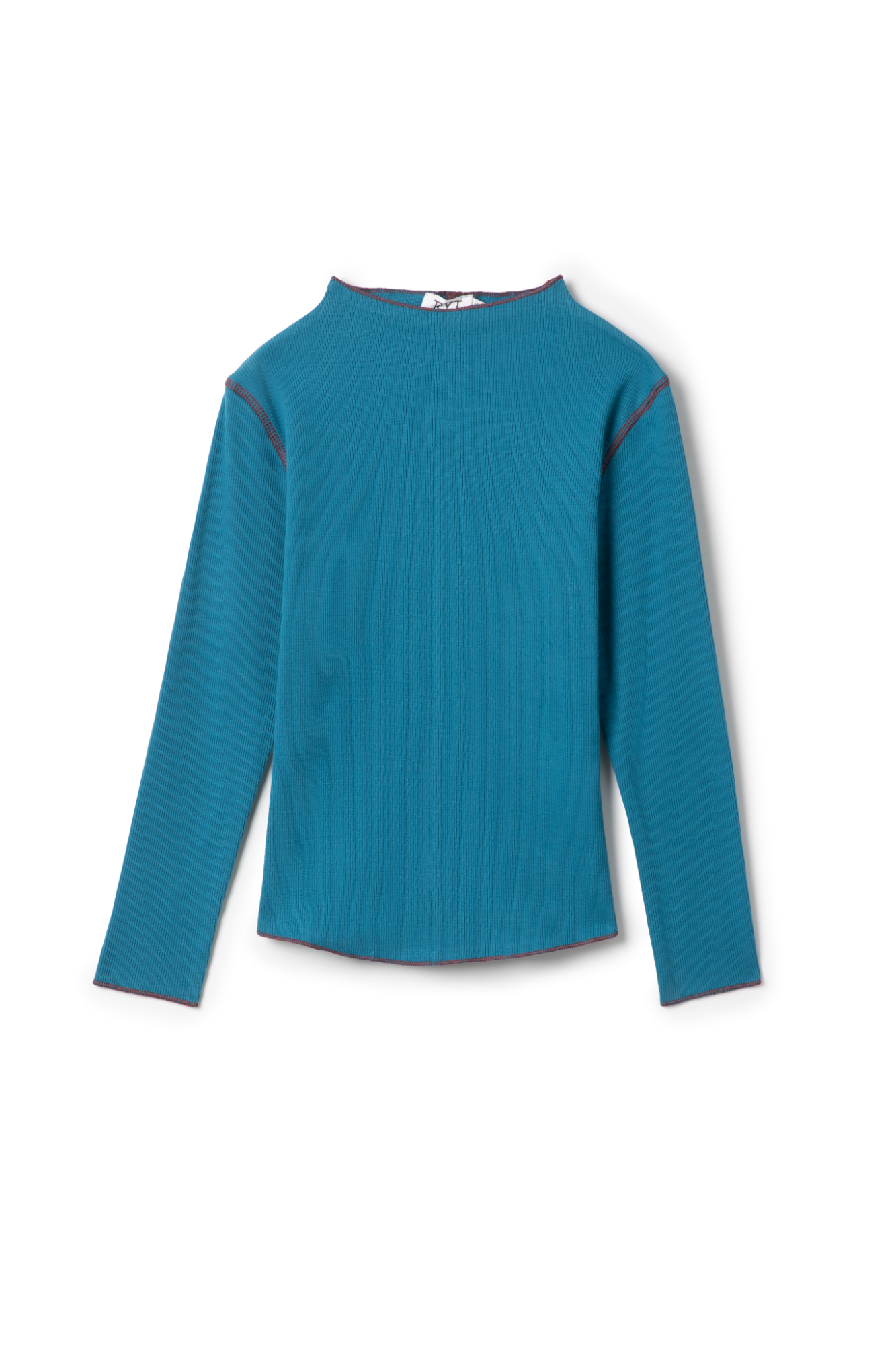 Fennel Ribbed Top Bluejay