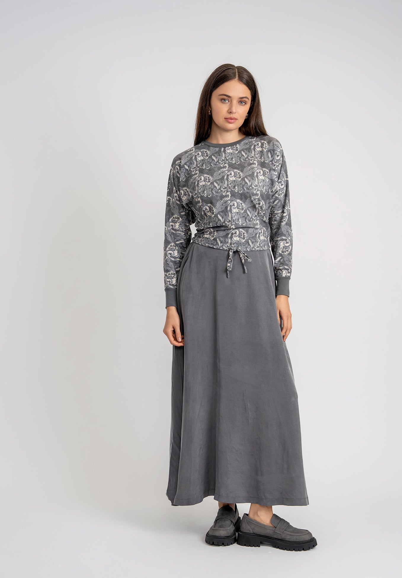 Dolman Crop Velour Top