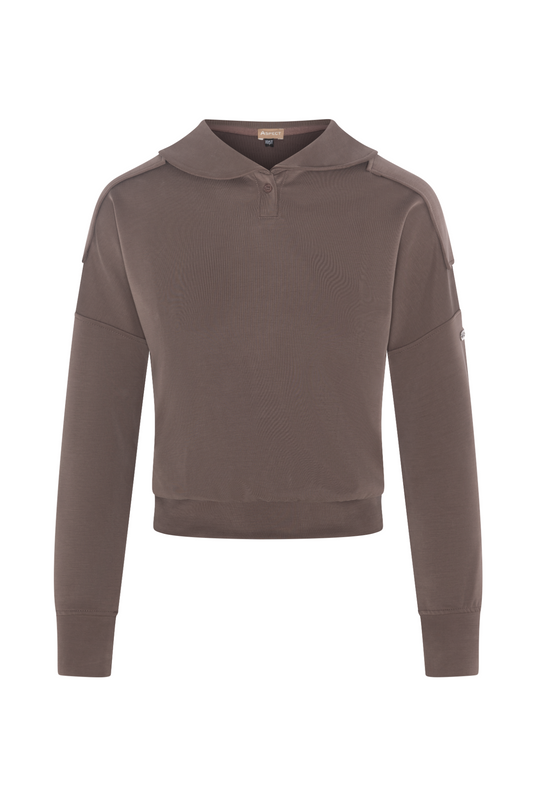 Sailor Collar Sweater Mocha