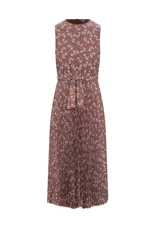 Printed Woven Jumper Mauve