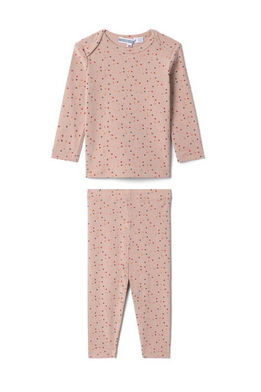 Sprinkle Stars Print Set Pink