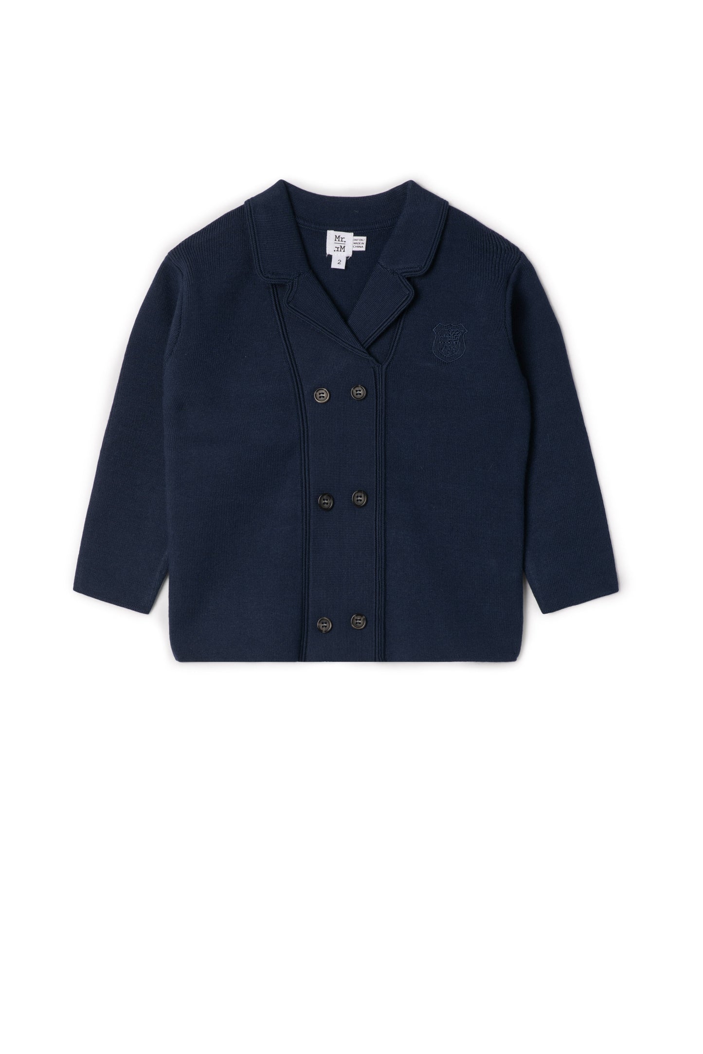 Double Breasted Blazer Oxford Blue