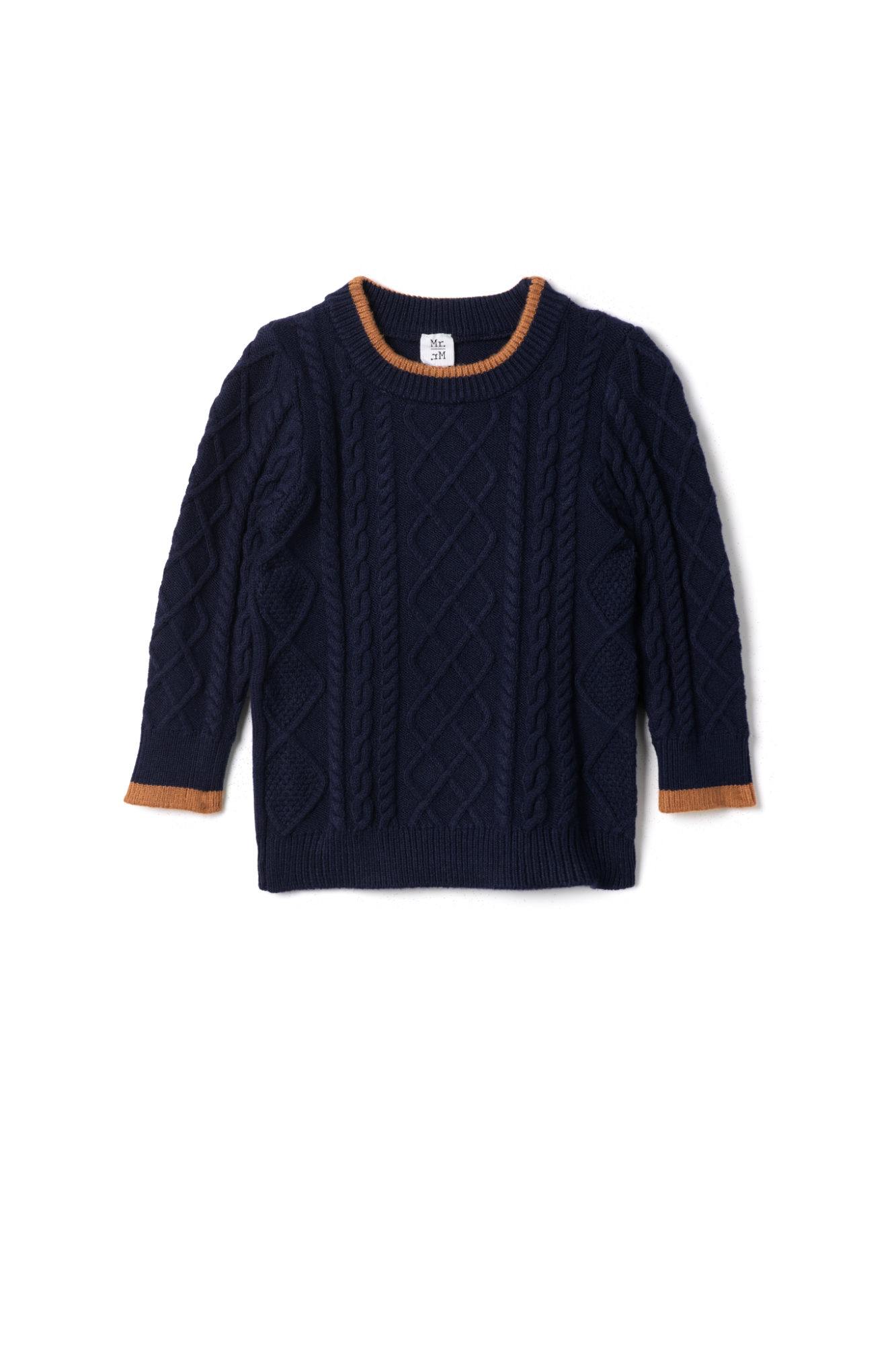Cable Knit Sweater Navy