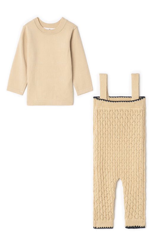 Knit Overall Set