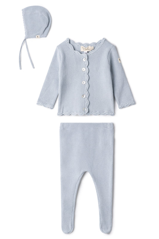 Crochet Trim Set Blue