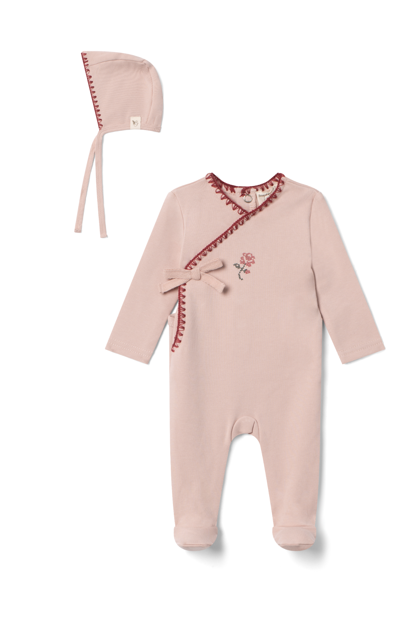 Embroidered Onesie Pink