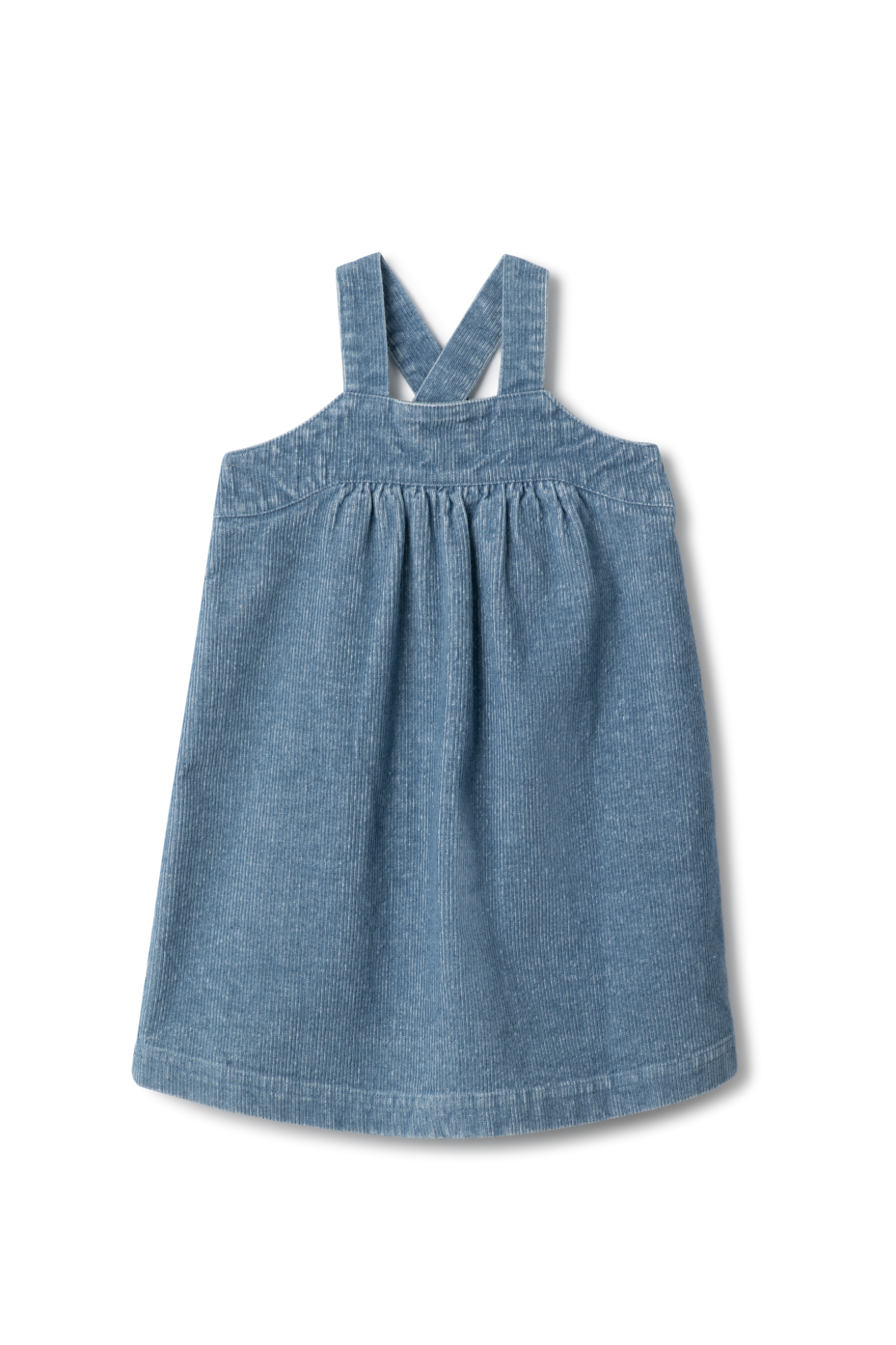 Rib Denim Jumper Light Denim