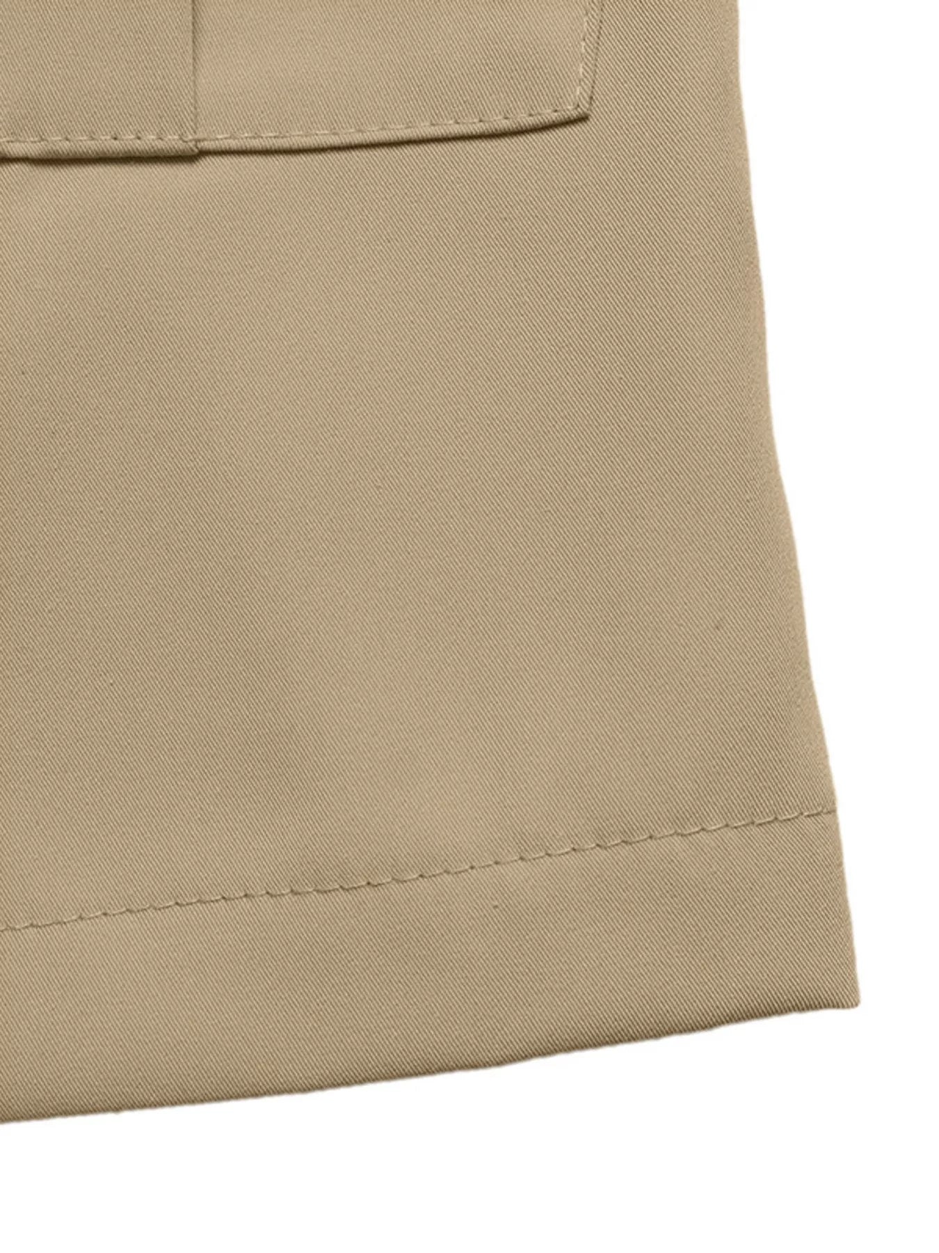 Relaxed Fit Button Up Shacket