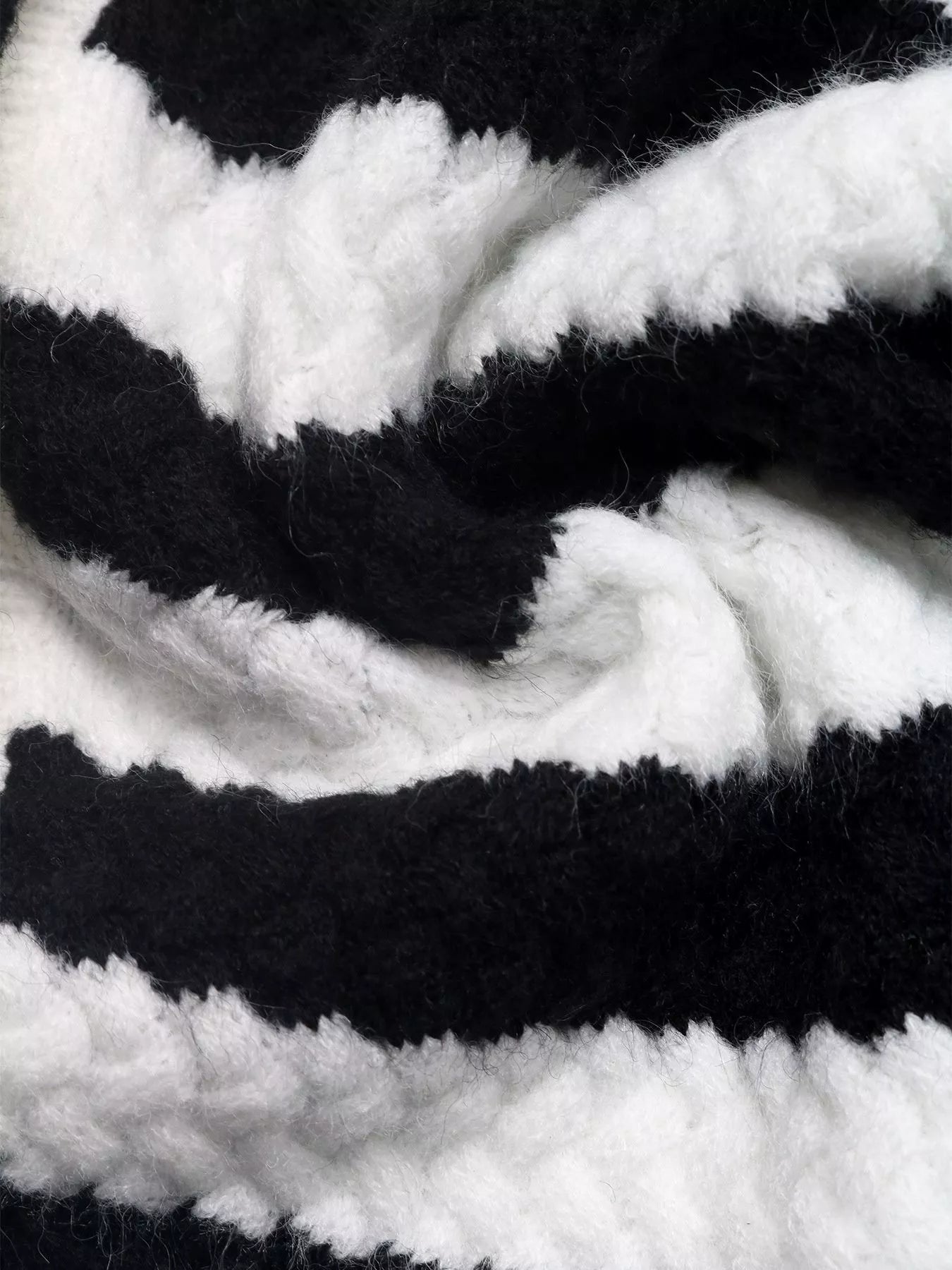 Striped Button-Up Long Sleeve Cardigan