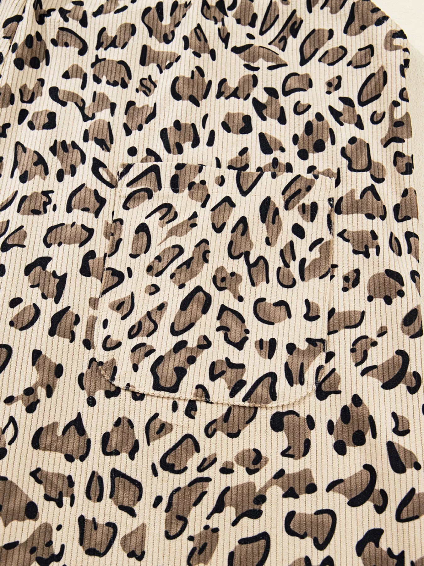 Leopard Bib Wide Leg Jumpsuit