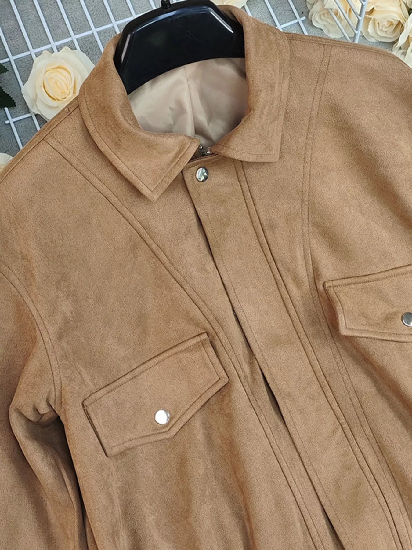 Zip Up Oversized Jacket