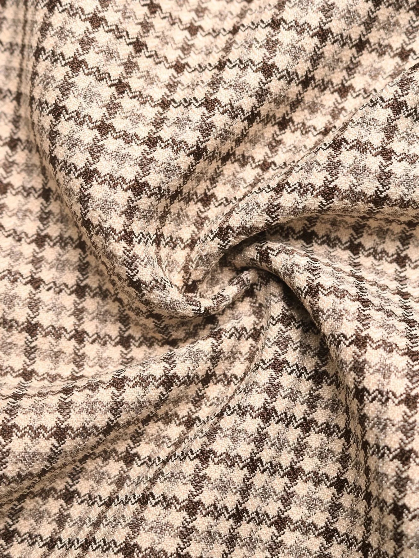 Plaid Zip Up Long Sleeve Jacket