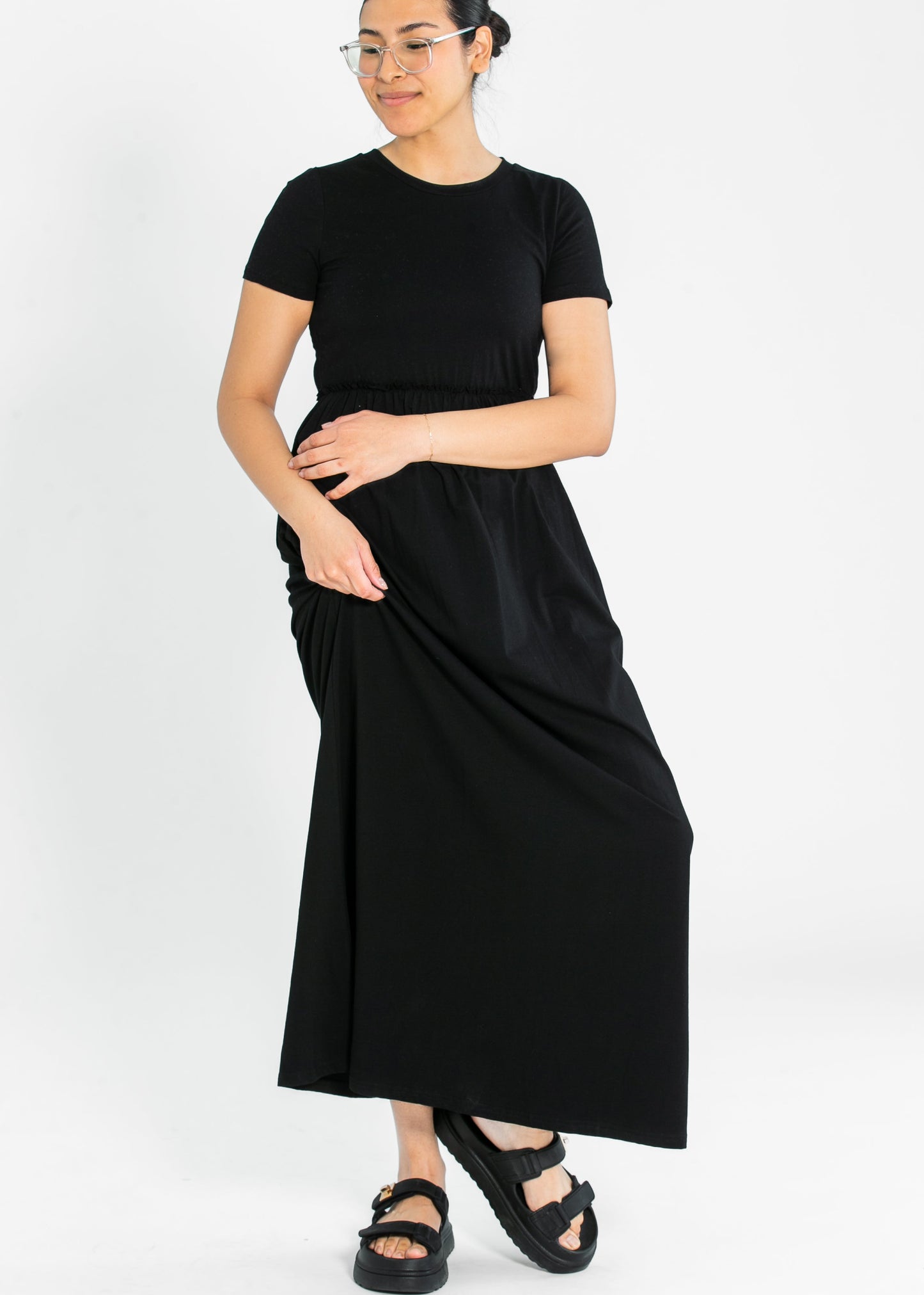 Brie Short Sleeve Maxi Dress - FINAL SALE