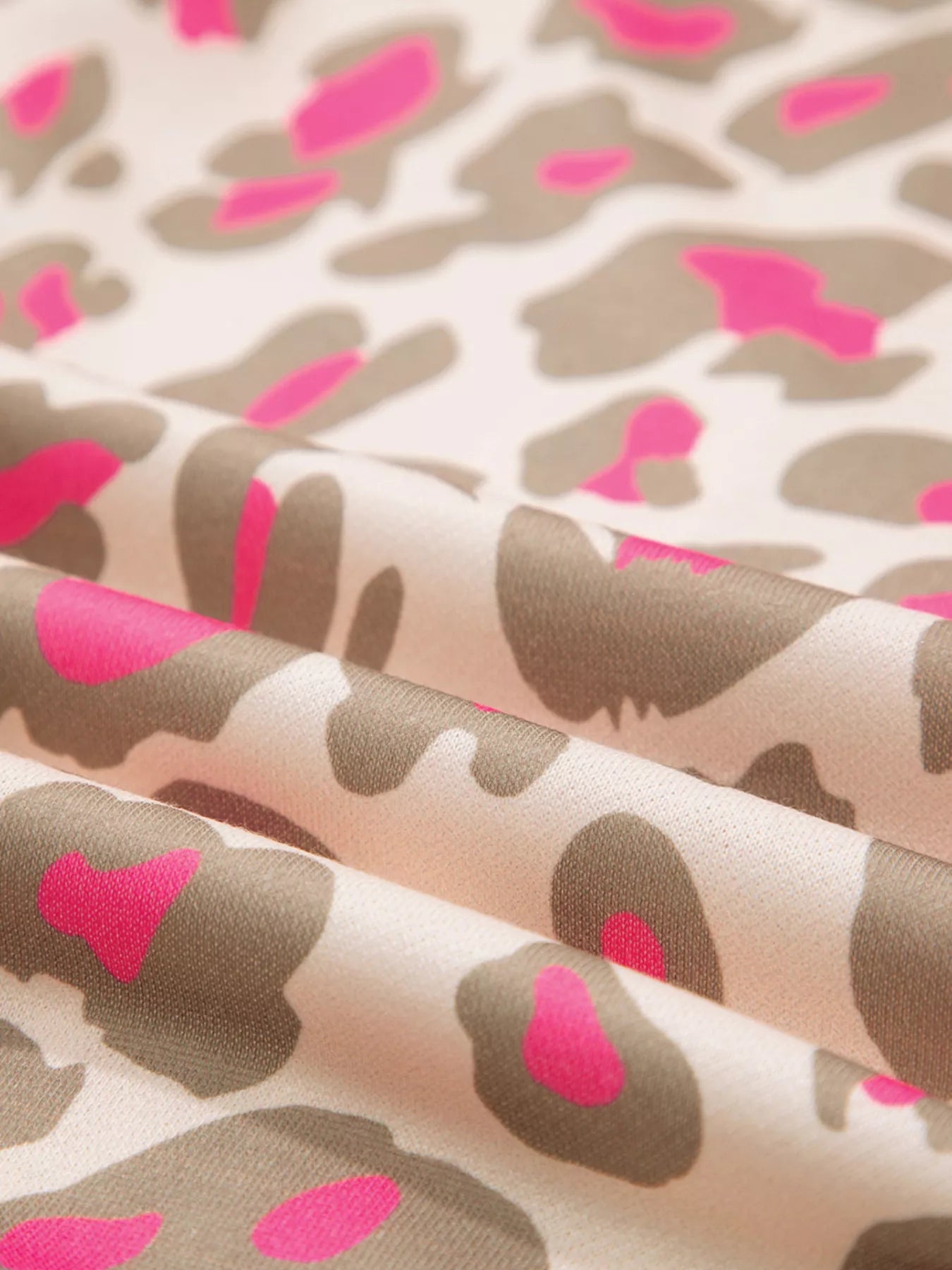 Leopard Print Zip-Up Hoodie