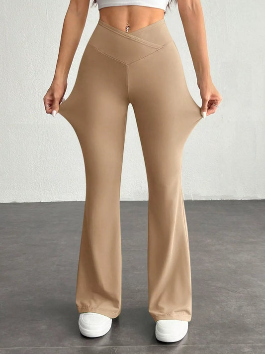 High-Waisted Flare Pants