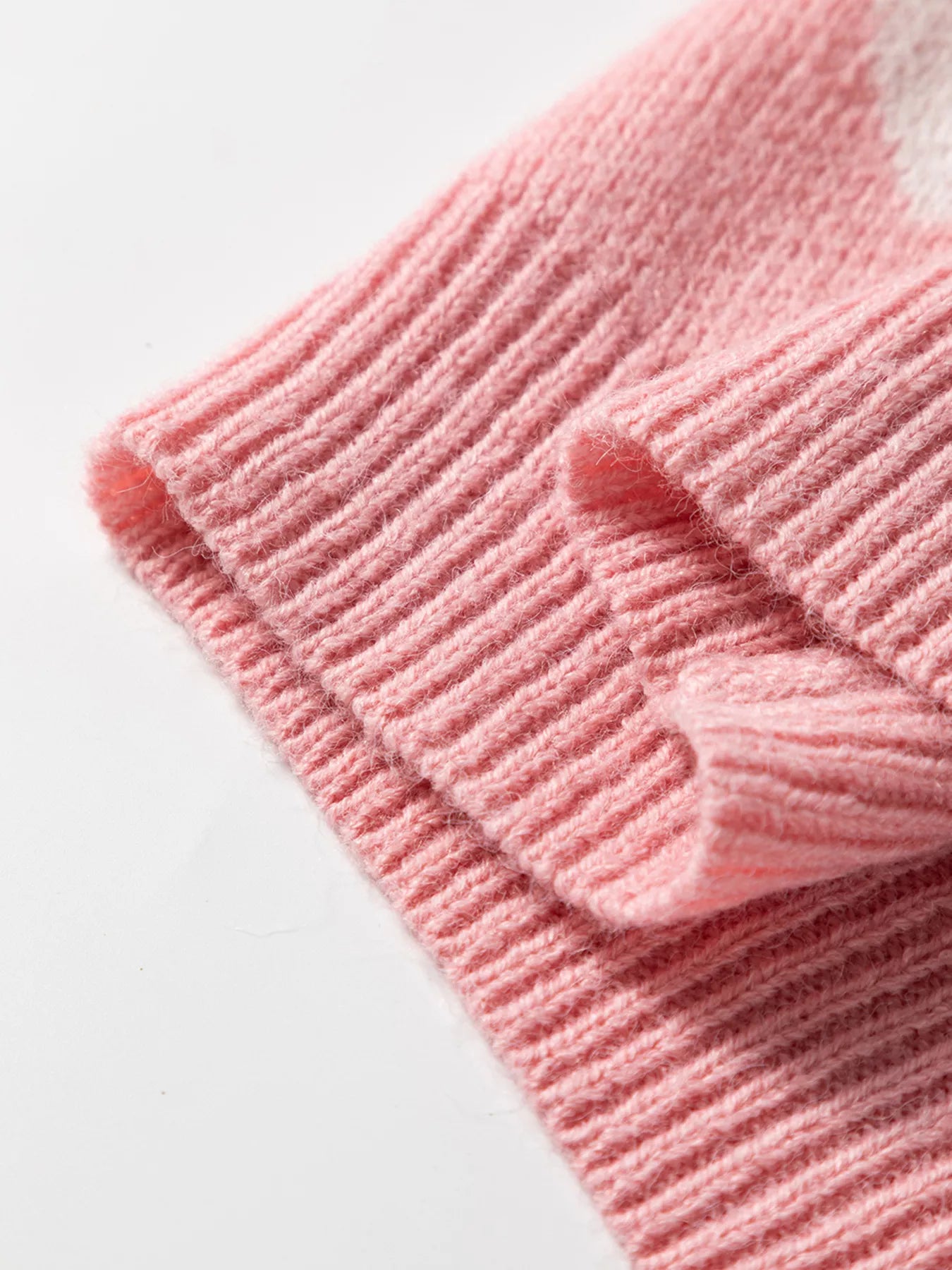 Heart Pattern Button Front Cardigan