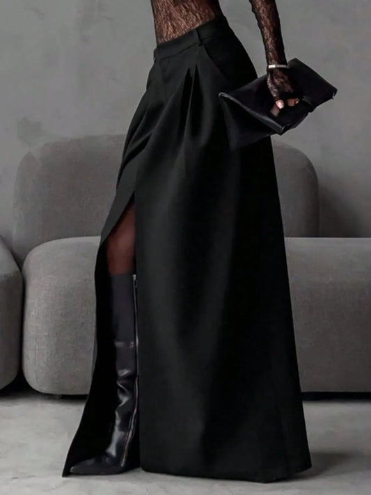 Slit Maxi Skirt