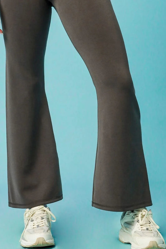 Umgee High-Waisted Flare Leggings