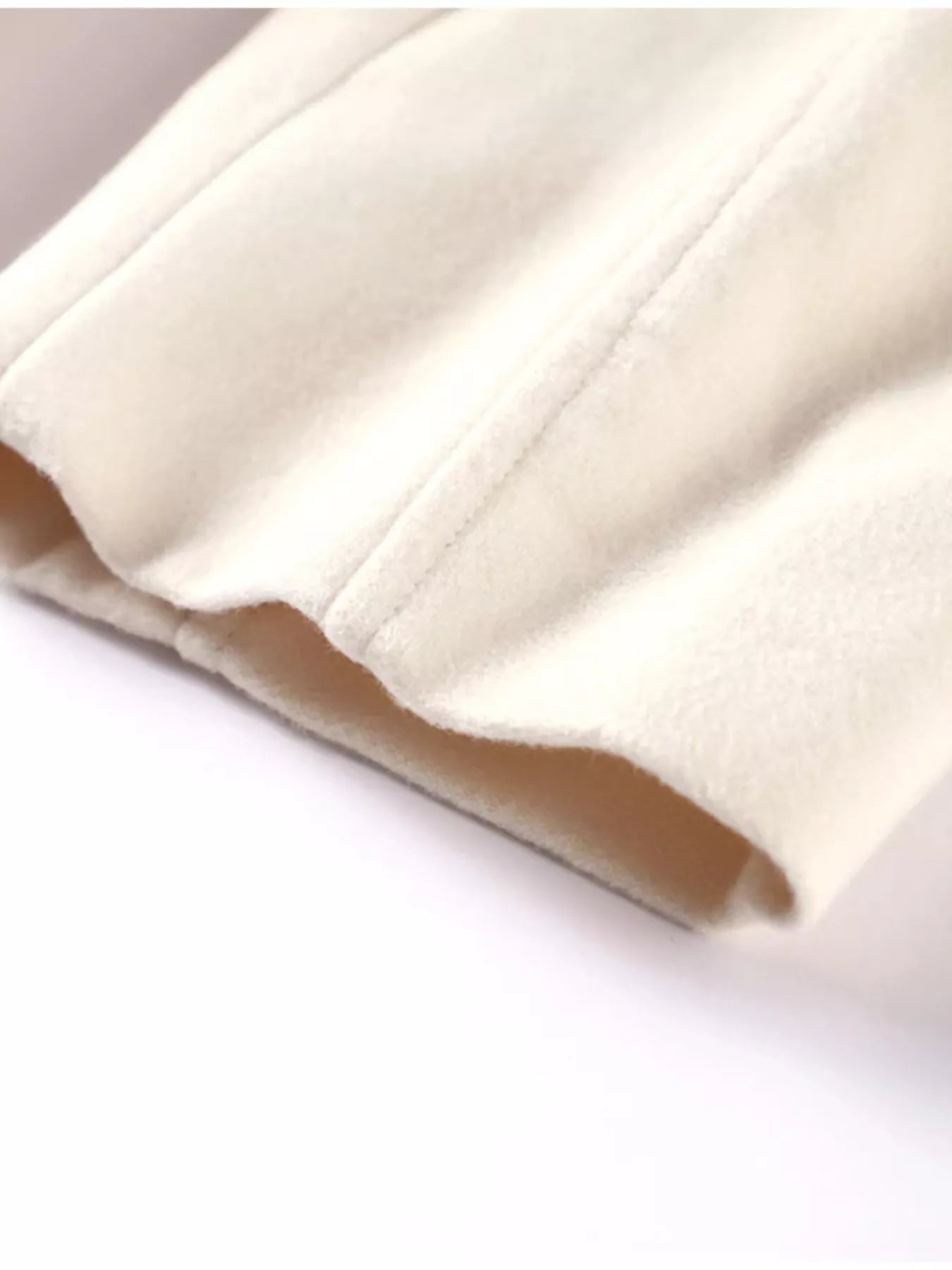 Surplice Tie Waist Dropped Shoulder Outerwear