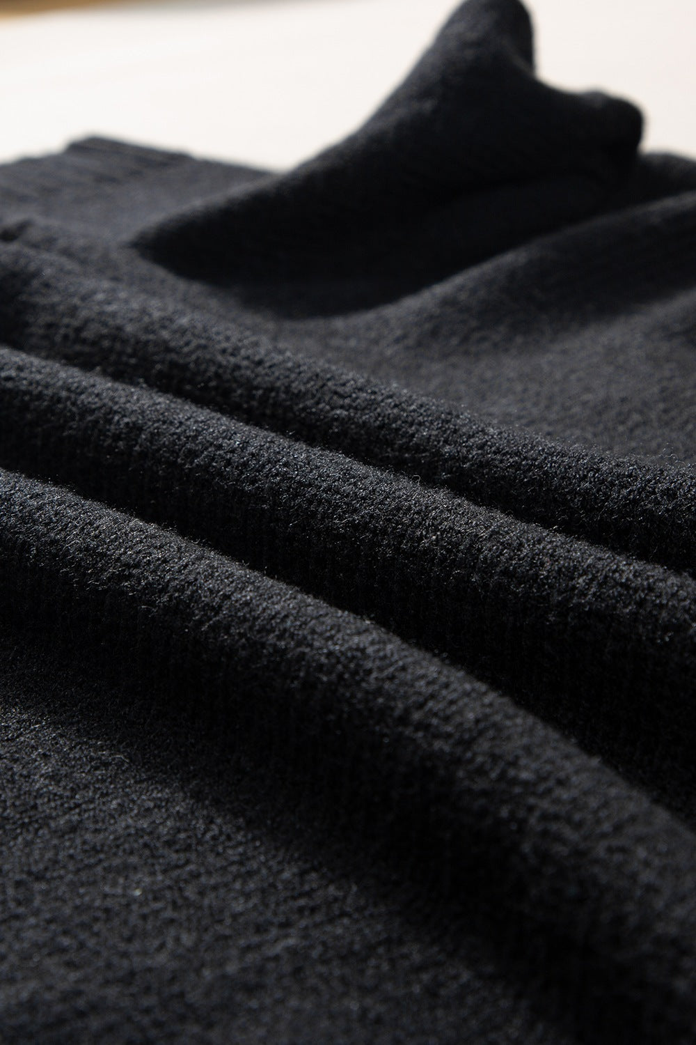 Back To School Sweater - Tie Back Half Sleeve Sweater